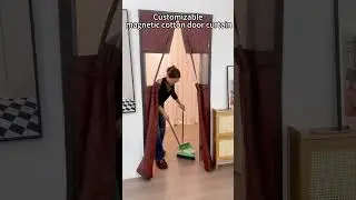 Magnetic Thermal Insulated Door Curtain,Thicker Layered Fabric Doorway Curtains #screendoor  #diy