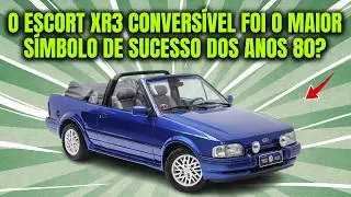 Escort XR3 Convers&iacute;vel - O S&iacute;mbolo da Ostenta&ccedil;&atilde;o dos Anos 80 Que Ainda Arranca Olhares