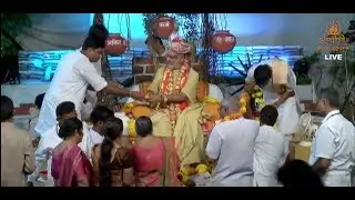 Guru meri puja|Guru Purnima Celebration2018 at Sandipani Vidyaniketan, Porbandar