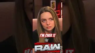 I'M OVER IT #wwe #raw