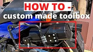 How to make a toolbox for a motorcycle - TUTORIAL...