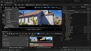 UE5 Old West Learning scene overview