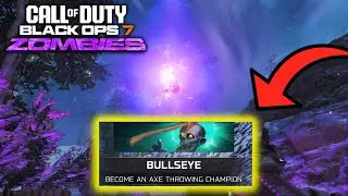 Black Ops 7 Zombies Axe, бросающий пасхальное яйцо в Ashes of the Damned