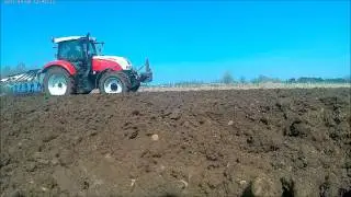 Pfl&uuml;gen 2017 | Steyr 6125 | Lemken Europal 7 - 5 schar