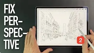 Urban Sketching with Procreate (Part 2) &mdash; Mastering Perspective Made Simple