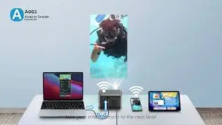 AUN A002 | Android LCD Projector | HD Resolution