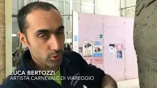 Carnevale 2019 lavori al carro di Bertozzi