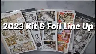 January 2023 Kit & Foil Line Up | ScribblePrintsCo & CaressPress | PlanWithAds