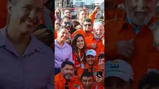 Foto hist&oacute;rica na Refinaria Abreu e Lima | Governadora Raquel Lyra
