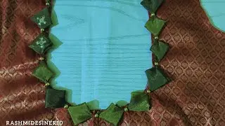Latest Back Neck Design Cutting and Stitching | Simple & Stylish Blouse Neck Design