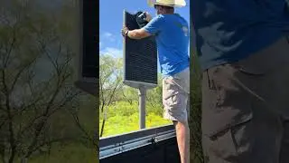 Texas Historical Marker 766 - Cattle Trail Crossing #history #historicalmarker #restoration #texas