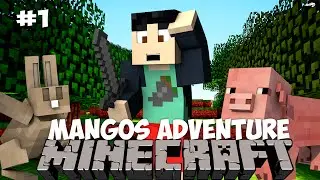 Minecraft: Mango's Adventure w/ FaceCam (Minecraft 1.8 Survival Let's Play) #1 - SO MANY BUNNIES!