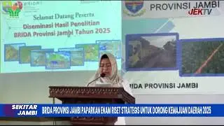 BRIDA PROVINSI JAMBI PAPARKAN ENAM RISET STRATEGIS UNTUK DORONG KEMAJUAN DAERAH 2025