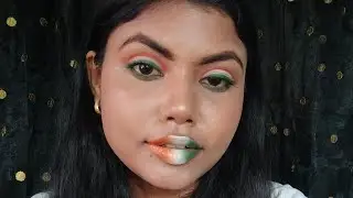Independence Day makeup look 🇮🇳 #independenceday #2023