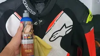 Чистка кожаного мотоциклетного костюма