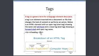 What is Tag , Element and Content / What is tag (2020) in Bangla. #2