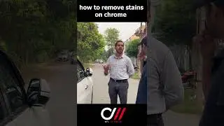 How to remove stains from chrome #honda #hondavezel #review #onwheels #automobile