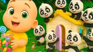 10 Little Pandas 🐾 | Counting Adventure 🎶 Cartoon 🌈 Video for Kids | Baby kids