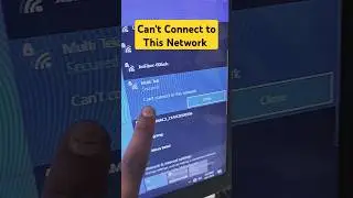 Can't Connect to This Network Problem in Windows 11,10#macnitesh#virulshorts#2024short#network