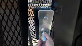 Simplex keypad access for gate