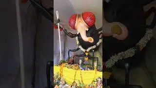 Ganesh idols inspired by movies  #RRR #pushpa #bahubali #eega #gubber singh ganesh idols