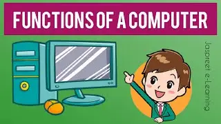 Functions of a computer | Introduction to Parts of a Computer | IPO cycle