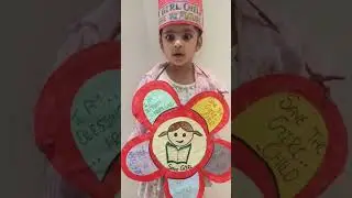 &ldquo;Every girl deserves a future. Save girl child.&rdquo;