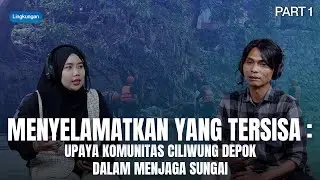 MENYELAMATKAN YANG TERSISA : UPAYA KOMUNITAS CILIWUNG DEPOK DALAM MENJAGA SUNGAI