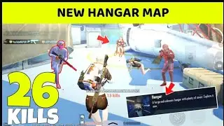 PUBG MOBILE NEW TDM MAP HANGER | FIRST GAMEPLAY OF HANGER MAP - PUBG MOBILE (HINDI)