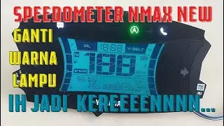Ganti lampu LED speedometer NMAX NEW 