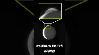 Volcano Erupting On Jupiter's Moon Io