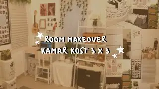 Makeover Kamar Kost 3x3 (Room Decor) #MakeOver #RoomDecor
