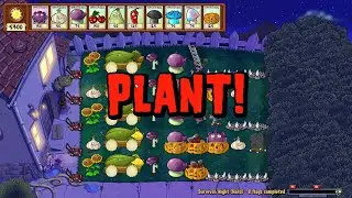 Survival: Night (Hard) [Plants vs. Zombies: Replanted]