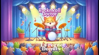 Es regnet Donuts ! - pop blues rock - version - 😎😜🍩🍾🥩- #musik #lied #satire #partylied #donuts #sekt