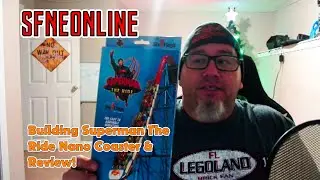Building Superman The Ride Nano Coaster