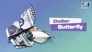 Stunning Dollar Bill Origami Butterfly | Step-by-Step Money Folding Tutorial