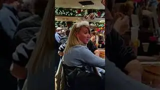 Food Yorker takes in the atmosphere at Kinchleys Pizza in Mahwah NJ (2018 12 24)