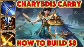 SMITE HOW TO BUILD CHARYBDIS - Charybdis Carry Build Season 8 Conquest + How To  +  Carry Gameplay