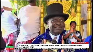 PORT HARCOURT L.G.A COUNCIL OF TRADITIONAL RULERS HAS INSTALLED NEW CHIEFS WITHIN THE REBISI KINGDOM