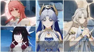 The Three Moon Sisters: Sonnet, Aria & Canon AND columbina (Cutscene) | GENSHIN impact 6.3 LUNA IV 