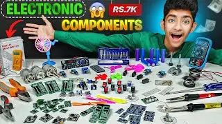 I bought Electronic⚡Components Worth 7000/-Rupees🔥DIY Project Kit | 775 dc motor💡Bluetooth Amplifier