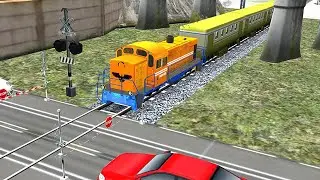 Euro Train Racing 3D - Level 6