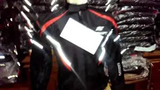 Jaket motor brutal shift merah