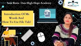Introduction Of MS Word And How To Use File Tab|#computerknowledge #like #subscribe #youtube