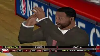 Игровой процесс NBA 2K9 на Xbox Series X (PS2)