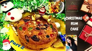Christmas rum cake recipe | Best Christmas special rum cake recipe | Christmas cake part 2