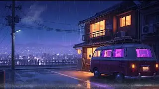 Midnight Rain Dreams 🌧️ Japanese Lofi Sleep Mix 🌃