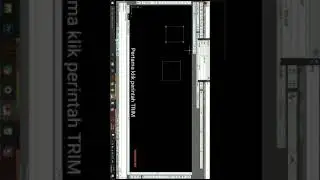 Tips and Trick #tutorial CARA MEMOTONG DI AUTOCAD #autocad #tutorialmudah #shorts #tutorialautocad