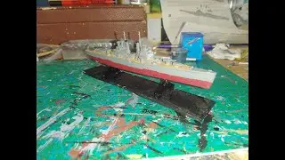Lindberg - 1/1080 - United State Navy - Cleveland Class Light Cruiser - USS Houston