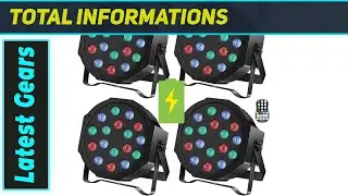 U King Battery Stage Lights: Best Wireless Uplights for Events!